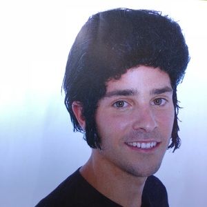 Elvis Wig Black 50s n 60s Accessory